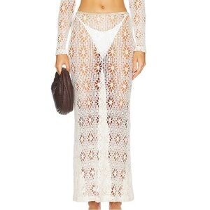 DELFI Layla Skirt in Cream